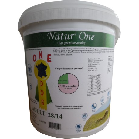 one dog adult 28/14 natur'one 5kg
